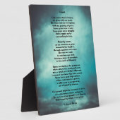 "Groei" een inzichtelijk gedicht op menselijke bin Fotoplaat (Zijkant)