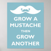 Groei een Mustache! Poster (Voorkant)