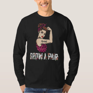 Groei een paarse uterus Pro-keuze feministische vr T-shirt