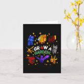 Groei Een Tuin Verjaardag Kostuum Voor Jongens Mei Kaart (Gele Bloem)