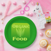 Groei, eet, koop organisch bord (Feest)