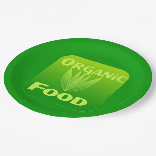 Groei, eet, koop organisch bord (Gekanteld)