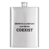 Groei en comfort kunnen nooit naast elkaar bestaan flacon (Voorkant)