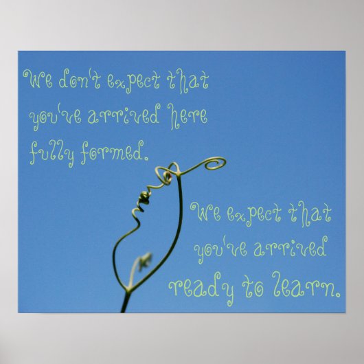 Groei en gereedheid Classroom Poster (Voorkant)