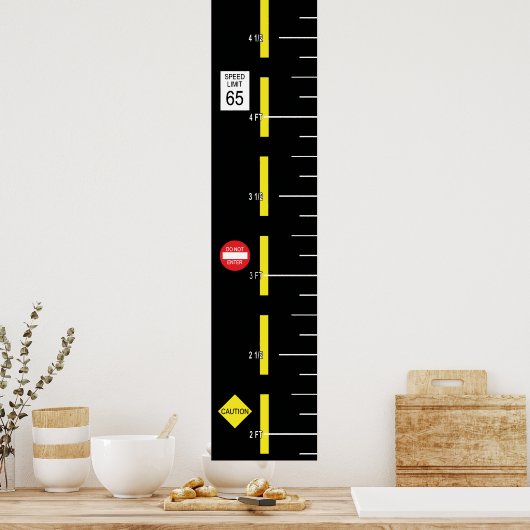 Groei - en groeigrafiek poster (Keuken)