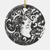 Groei en Harmonie Keramisch Ornament (Voorkant)
