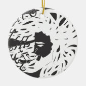 Groei en Harmonie Keramisch Ornament (Voorkant)