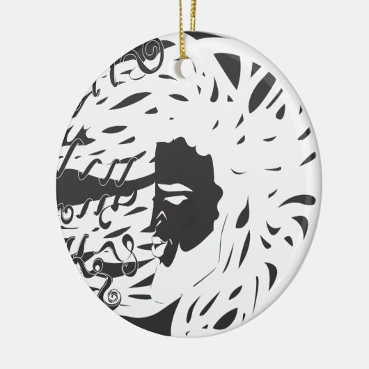 Groei en Harmonie Keramisch Ornament (Links)