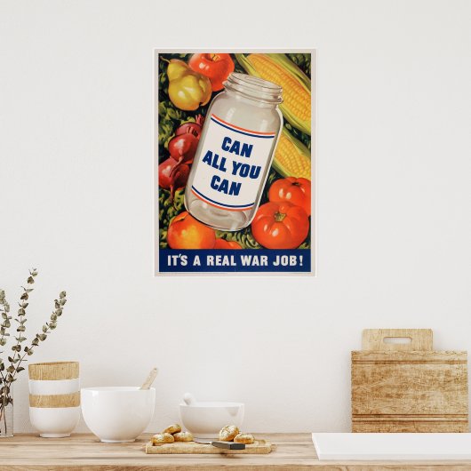 Groei en kan je eigen producten produceren poster (Keuken)
