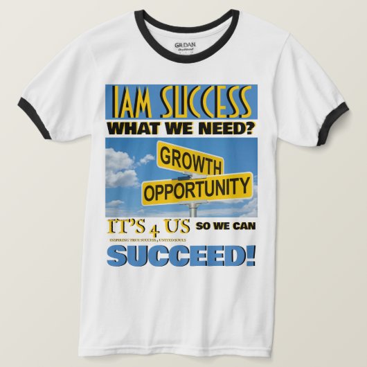 GROEI EN KANSEN T-SHIRT (Design voorkant)