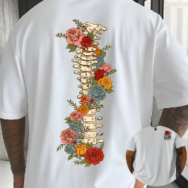 Groei Erdoorheen Bloemig Citaat Botanische Inspira T-shirt
