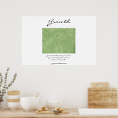 Groei - Feng Shui Green Poster (Keuken)