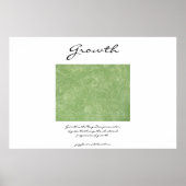 Groei - Feng Shui Green Poster (Voorkant)