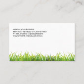 Groei | grasmaaier | Gardening Visitekaartje (Achterkant)