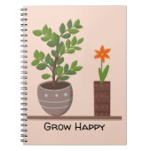 Groei Happy Plant Journal Notitieboek (Voorkant)