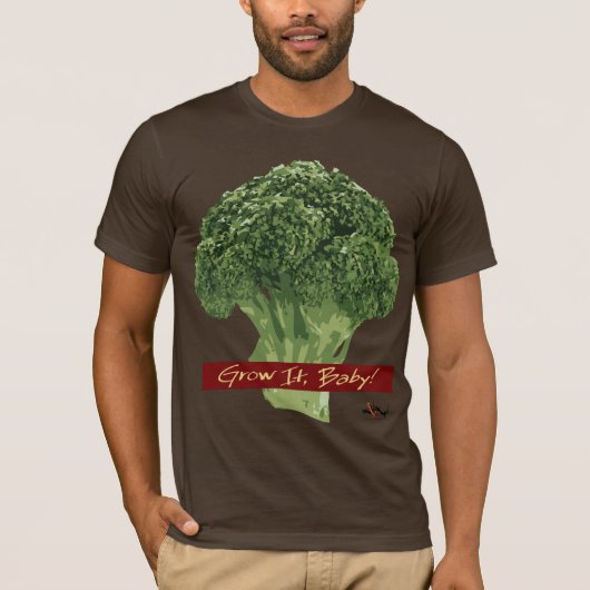 Groei het Baby! - Broccoli T-shirt (Voorkant)