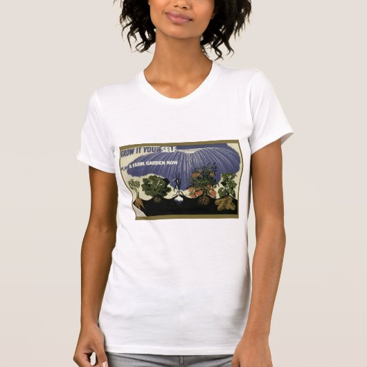 GROEI HET UZELF - GARDEN T-SHIRT (Voorkant)