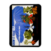 Groei het zelf ~ Plant een Boerderij tuin nu Magneet (Verticaal)