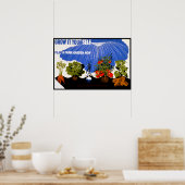 Groei het zelf ~ Plant een Boerderij tuin nu Poster (Keuken)