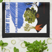 Groei het zelf ~ Plant een Boerderij tuin nu Theedoek (Gevouwen)