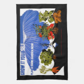 Groei het zelf ~ Plant een Boerderij tuin nu Theedoek (Verticaal)