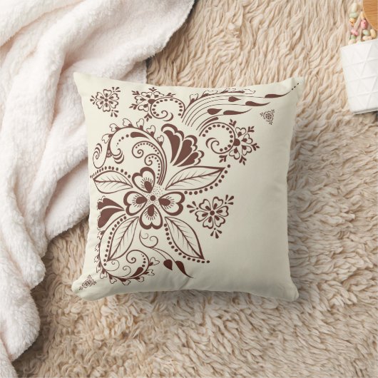 Groei in de bloemen van de kussen (Deken)