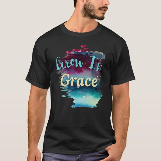 Groei in de Christelijke Kunst van het Gezegde van T-shirt (Voorkant)