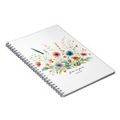 Groei in genade bloemrijk notitieboek (Rechterzijde)