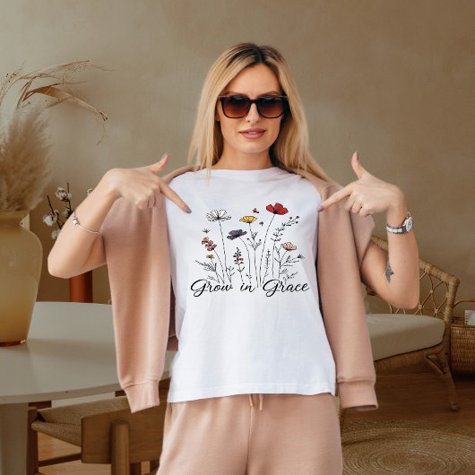 Groei in genade t-shirt