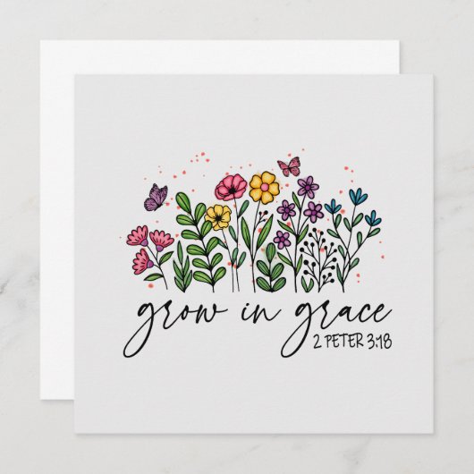 Groei in Grace (Voorkant / Achterkant)