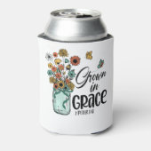 Groei in Grace Bijbelgodsdienst Faith Blikjeskoeler (Blikje Achterkant)