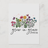 Groei in Grace Briefkaart (Voorkant)