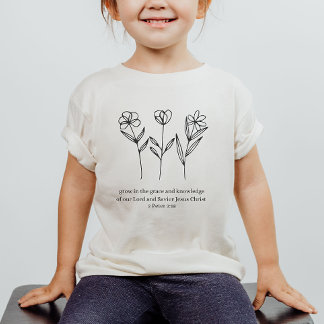 Groei in Grace Christelijk Kind Shirt