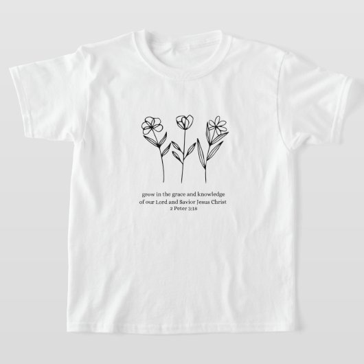 Groei in Grace Christelijk Kind Shirt (Laagn)