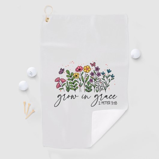 Groei in Grace Golfhanddoek (Insitu)