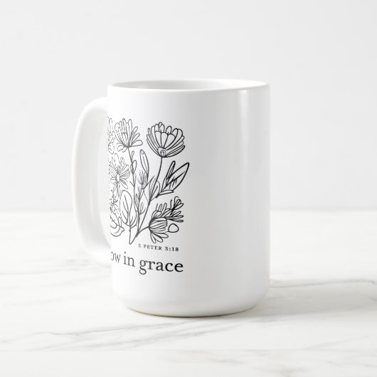 Groei in Grace Koffiemok (Voorkant links)