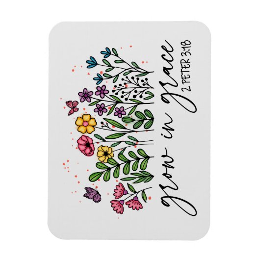 Groei in Grace Magneet (Verticaal)