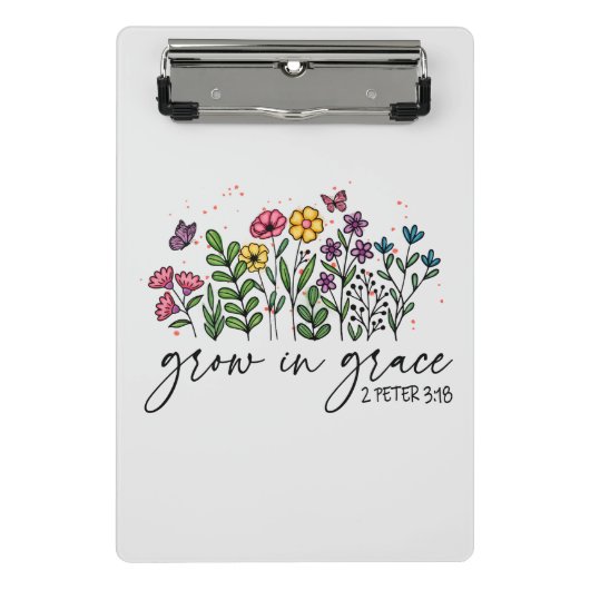 Groei in Grace Mini Klembord (Voorkant)