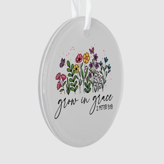 Groei in Grace Ornament (voorkant)