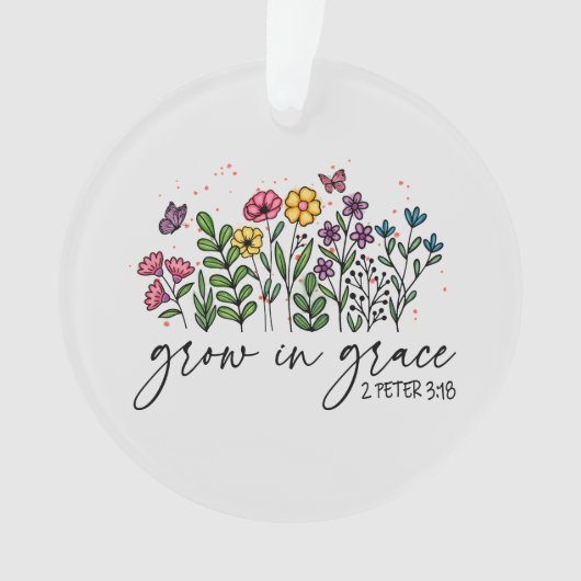 Groei in Grace Ornament (voorkant)