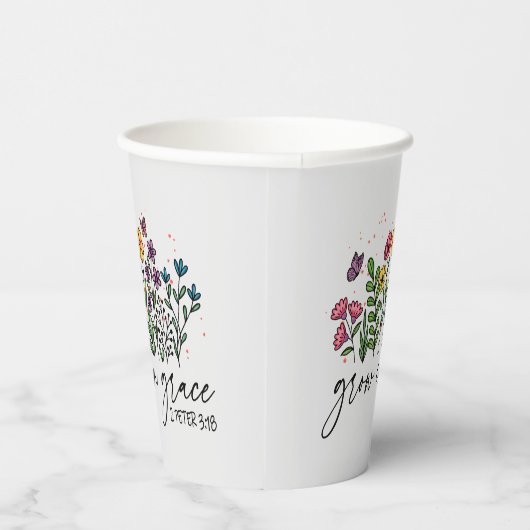 Groei in Grace Papieren Bekers (Rechts)