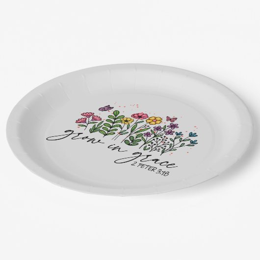 Groei in Grace Papieren Bordje (Gekanteld)