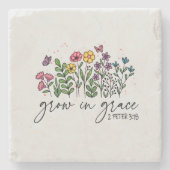 Groei in Grace Stenen Onderzetter (Voorkant)