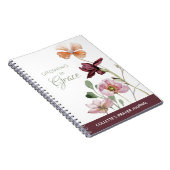 Groei in Grace Waterverf Floral Prayer Journal Notitieboek (Rechterzijde)