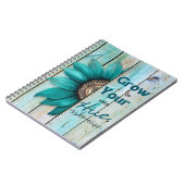 Groei in je eigen kleur | Klassiek Notitieboek (Linkerzijde)