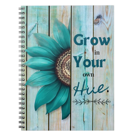 Groei in je eigen kleur | Klassiek Notitieboek (Voorkant)