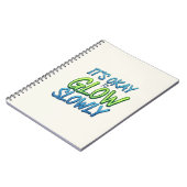 Groei in je eigen tempo notitieboek (Linkerzijde)