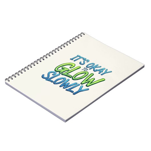 Groei in je eigen tempo notitieboek (Linkerzijde)