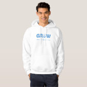 Groei in stilte hoodie (Voorkant volledig)
