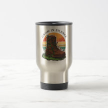 Groei In Stilte Vintage Retro Natuur Waterfles